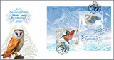JERSEY 2019 EUROPA CEPT PASARI FDC cu Blocul cu 2 timbre Mi.Bl.185 FDC, Stampilat