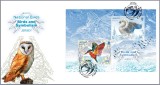 JERSEY 2019 EUROPA CEPT PASARI FDC cu Blocul cu 2 timbre Mi.Bl.185 FDC, Stampilat