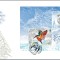 JERSEY 2019 EUROPA CEPT PASARI FDC cu Blocul cu 2 timbre Mi.Bl.185 FDC