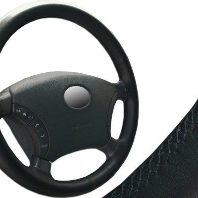 HUSA VOLAN CU SNUR PIELE NATURALA MULTI LINE NEGRU 37-39 CM 45689 foto