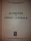 CONST. GH. MACAROVICI - ELEMENTE DE CHIMIE GENERALA {1948}