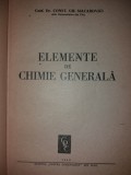 CONST. GH. MACAROVICI - ELEMENTE DE CHIMIE GENERALA {1948}