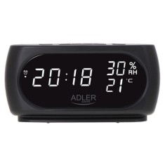 Ceas cu alarma Adler, afisare temperatura si umiditate, afisaj LED, cifre mari foto