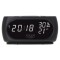 Ceas cu alarma Adler, afisare temperatura si umiditate, afisaj LED, cifre mari