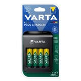 Cumpara ieftin Incarcator Baterii Reincarcabile, Include 4x AA LR6 2100mAh, LCD PLUG CHARGER+ cu Incarcare Individuala, Varta 57687 101 441