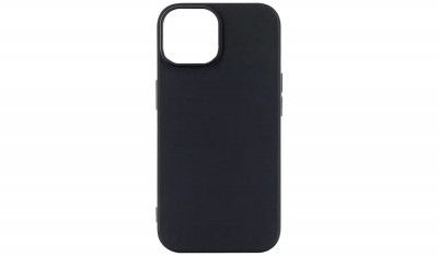 Husa iPhone 15 Silicon Matte Black foto