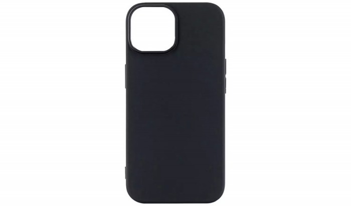 Husa iPhone 15 Silicon Matte Black