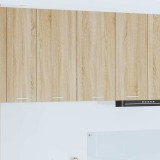 vidaXL Dulap suspendat cu ușă Riga Stejar Sonoma 80 x 31 x 80 cm 884284