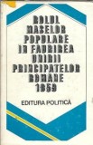 Rolul maselor populare in faurirea unirii principatelor romane 1859