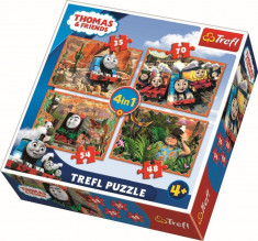 PUZZLE TREFL 4IN1 CALATORI IN JURUL LUMII foto