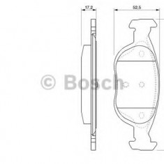 Set placute frana,frana disc FIAT PUNTO (188) (1999 - 2016) BOSCH 0 986 424 544