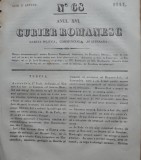 Curier romanesc, gazeta politica, comerciala si literara, nr. 68 din 1844