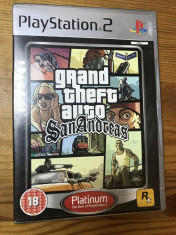 Grand Theft Auto, GTA San Andreas, PS2, original, PAL foto