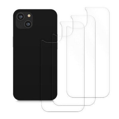 Set 3 folii de protectie Kwmobile pentru Apple iPhone 14 Plus, Spate, Polimer, 59222.5 foto