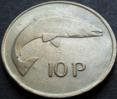Moneda 10 PENCE - IRLANDA, anul 1980 *cod 3969 - 11,38 grame! foto