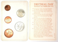 Set Anglia - Decimal Coins foto
