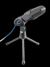 Microfon Trust Mico cu fir, negru foto