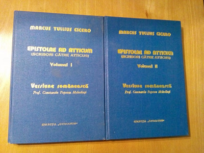 EPISTOLAE AD ATTICUM - Marcus Tullius Cicero - 2 Vol., 1977, 714 p. foto