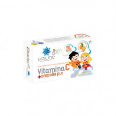 Vitamina C cu Propolis pentru Copii BioSunLine 30 comprimate Helcor