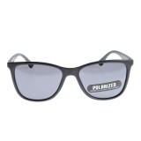 Ochelari de soare polarizati cu rama neagra mata si lentile UV400