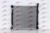 Radiator racire Hyundai Sonata (LF) 2014-19; motor 2.0 T, iesire cu conectare rapida, dimensiuni [mm] 488x465x26; SRLine, aftermarket