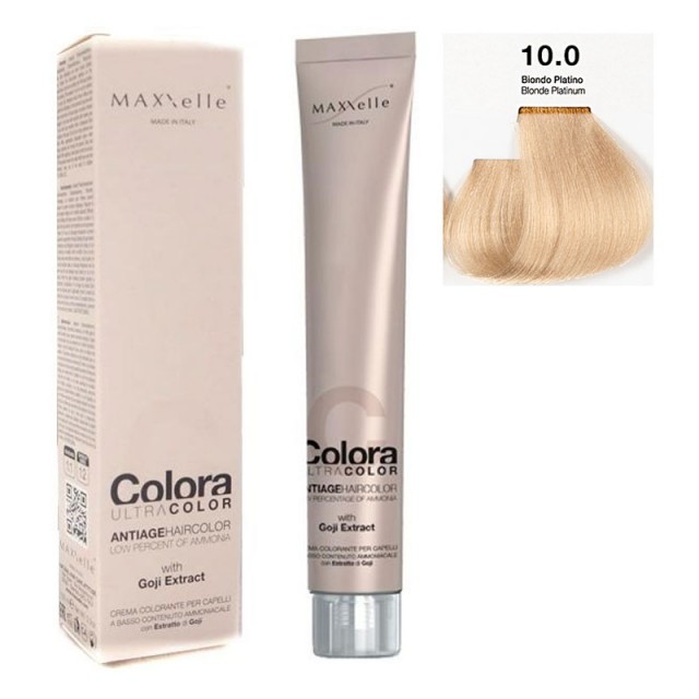 Blond natural platinat 10.0 Vopsea Colora MaXXelle cu extract de Goji 100 ML