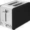 Prajitor de paine ECG ST 2708 Tradizione Nero, putere 925 W, 2 felii, 6 grade