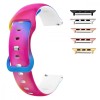 Curea silicon, compatibila Apple Watch 9|8|7|6|5|4|3|2|1 Series, 41mm|40mm|38mm, Quick Release, Blue Fusion