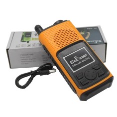 Radio portabil cu lanterna- CcLamp CL-601, alimentare duala solar si retea