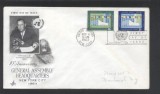 UN New York 1963 NY Meetings Mi.134-135 FDC UN.100