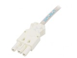 Cablu de alimentare alb 4m 121/122 mamă