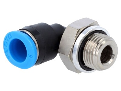Conector push-in 90&amp;deg; 6mm foto