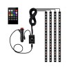 Set 4 benzi LED RGB, telecomanda, 32cm