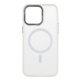 Husa de protectie telefon OBAL:ME pentru Apple iPhone 15 Pro Max, Misty Keeper, MagSafe, Alb
