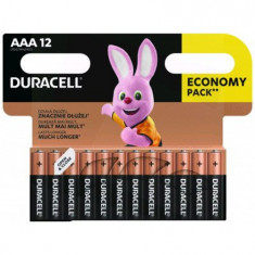 Micro baterie alcalină de bază Duracell AAA (MN2400) (1,5 V) 12 buc