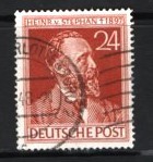 GERMANIA (ZONA ALIATA) 1947 &ndash; PERSONALITATI. H. VON STEPHAN, STAMPILAT, F109