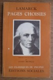 Lamarck Pages choisies
