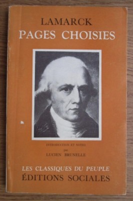 Lamarck Pages choisies foto