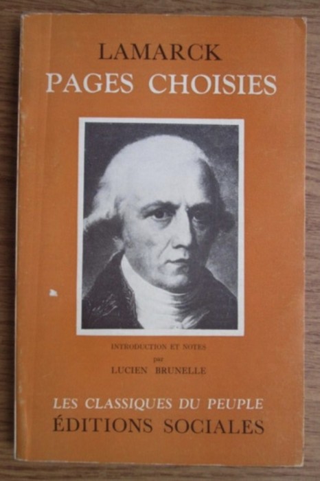 Lamarck Pages choisies