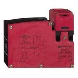 &Icirc;ntrerupător de siguranță TELEMECANIQUE PREVENTA XCSTE cu blocare IP66 24V AC/DC roșu