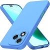 Husa Soft Touch, slim, ALC Mobile, anti soc, compatibila cu Honor 400 Lite 5G, Albastru Tpu
