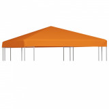 VidaXL Acoperiș de pavilion, 310 g/m&sup2;, portocaliu, 3 x 3 m