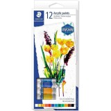 Culori acrilice Staedtler set 12 tuburi