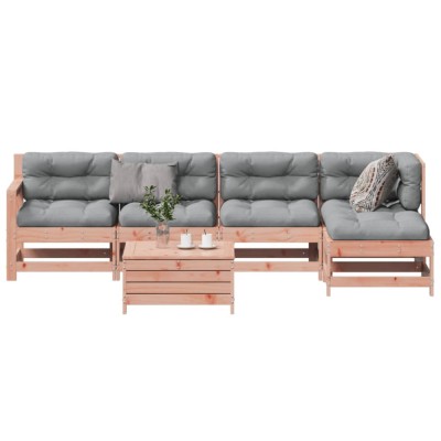Gossi set mobilier de gradina cu perne, 6 piese, lemn masiv douglas foto