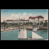 Carte poștală veche Oradea &ndash; Podul Intelecutalilor &ndash; 1913