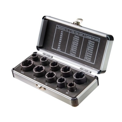 Top Master Pro Set 10 buc extractoare suruburi 3/8&amp;amp;quot;, 9-19 mm foto