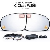 Senzor unghi mort Mercedes Benz C-Class W206 2021-2026 &mdash; oglinda dedicata