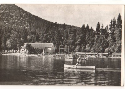 CPIB 22749 - CARTE POSTALA - TUSNAD, CU BARCA PE LAC, RPR foto