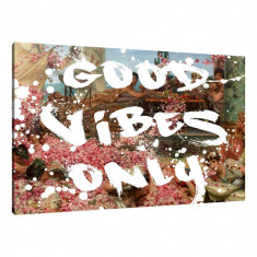 Tablou Canvas, Tablofy, Good Vibes Only - Summer Edition, Printat Digital, 70 × 50 cm