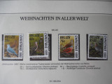 Belize-Craciun,fauna,pasari-serie completa,nestampilate MNH, Nestampilat